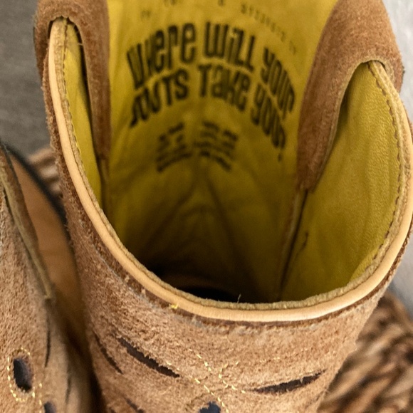 Planet Cowboy for Anthropologie Down and Dirty Pee Wee Boots 8 - Picture 10 of 12